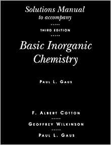 basic inorganic chemistry wilkinson